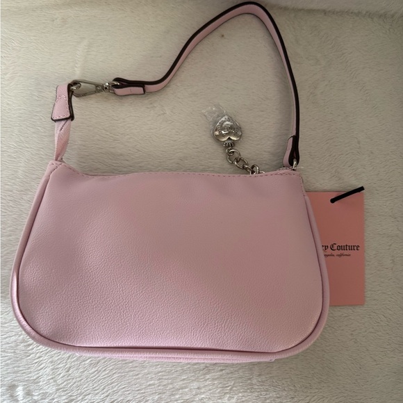 BEAUTIFUL JUICY COUTURE MINI GIRLIE ROYALTY WRISTLET CHIFFON PINK COUTURE LUXURY - Picture 8 of 10